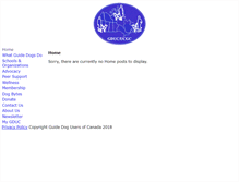 Tablet Screenshot of gduc.ca